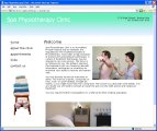 Spa Physiotherapy Clinic website screenshot